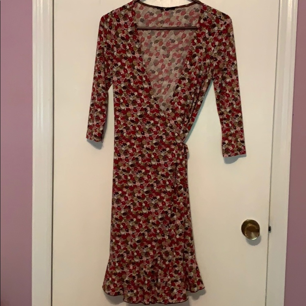 Colorful Wraparound Dress
